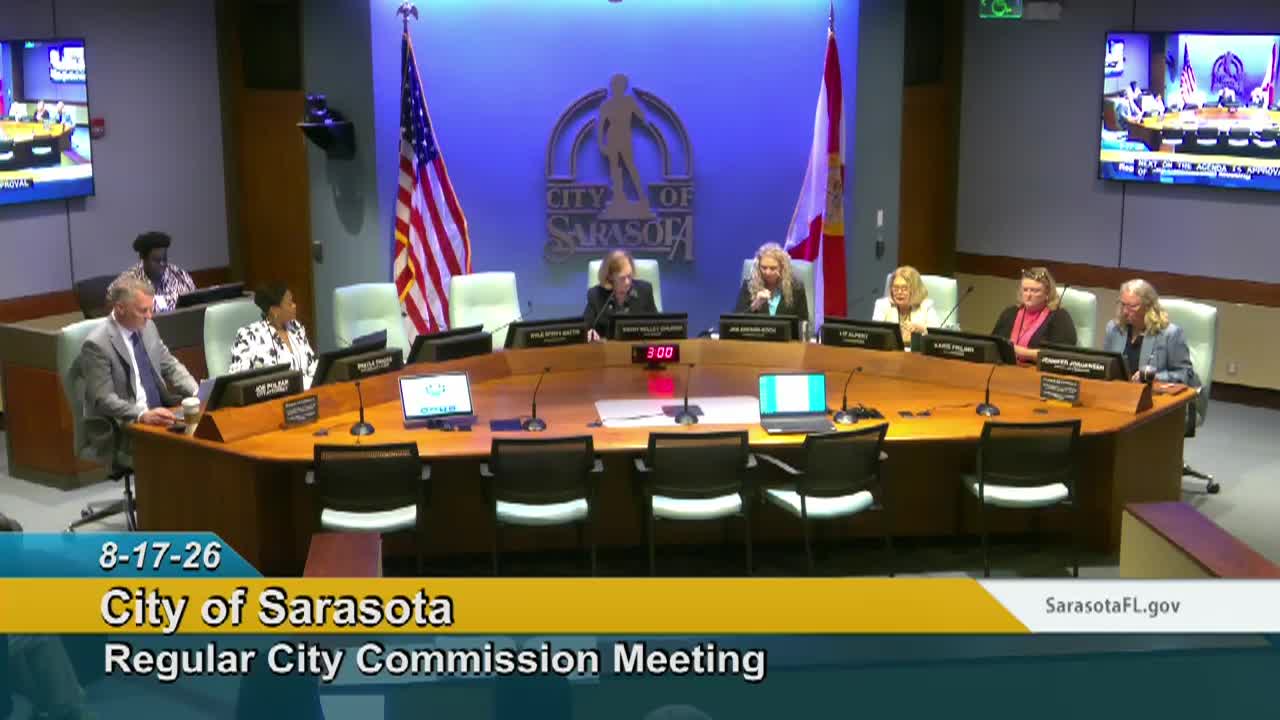 Thumbnail image for City of Sarasota Meeting